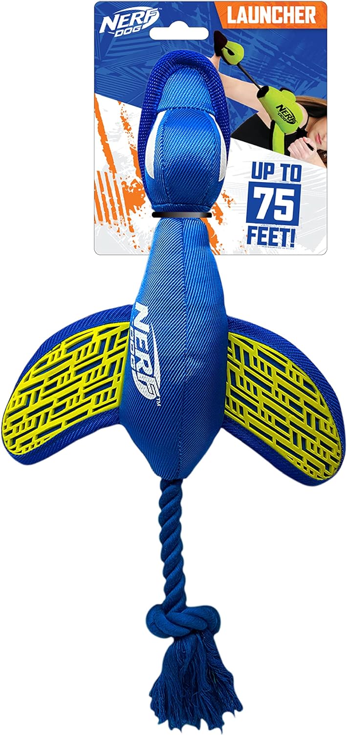 6.5in Force Grip Nylon Launching Duck - Pets Gear Lab Choice