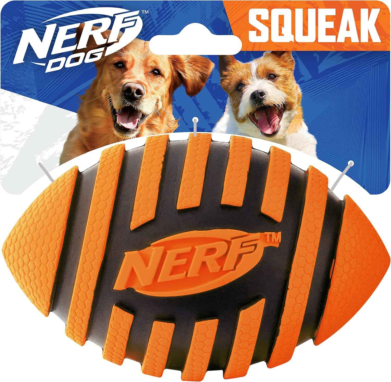 Nerf Dog Rubber Football Dog Toy PetsGearLab