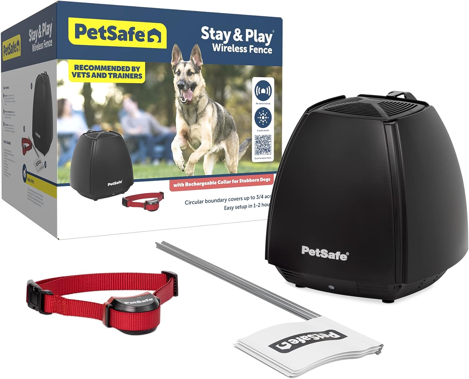 PetSafe Stay & Play Wireless Pet Fence for Stubborn Dogs - Pets Gear Lab Choice